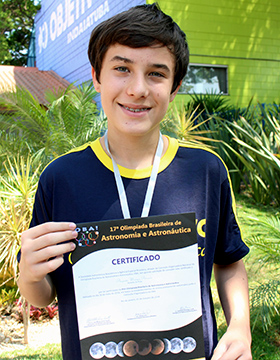  Medalha de prata  -  OBA 2014