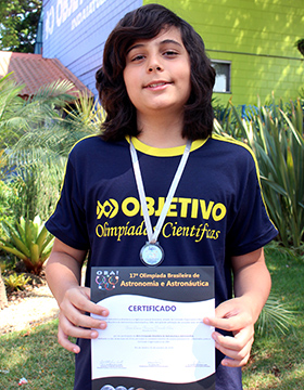  Medalha de prata  -  OBA 2014