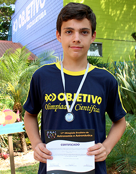  Medalha de prata  -  OBA 2014