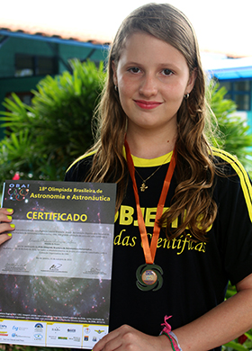   Medalha de Bronze OBA 2015 - 